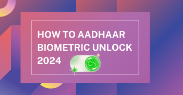 How to aadhaar biometric unlock 2024