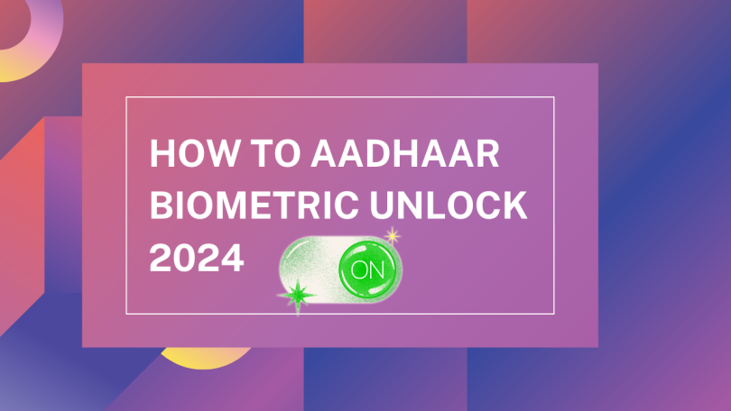 How to aadhaar biometric unlock 2024