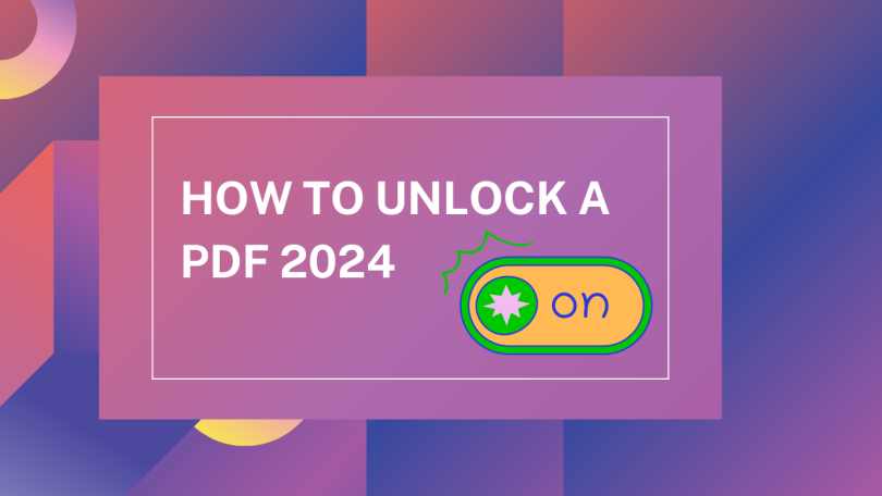 How to unlock a PDF 2024