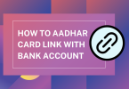 how to aadhar card link with bank account