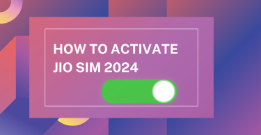 how to activate jio sim 2024